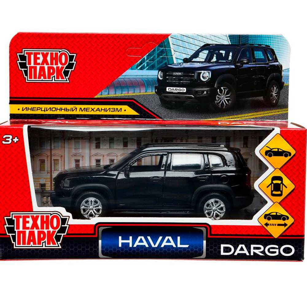 Модель DARGO-12-BK HAVAL haval dargo 12 см, двери, багаж, инерц, черный Технопарк  в кор.