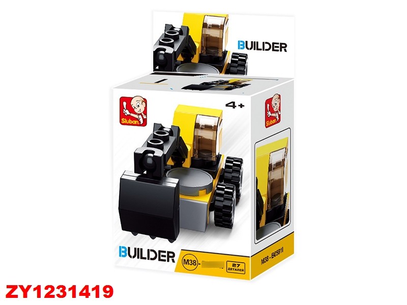 Конструктор Builder 38-0591I Экскаватор 27 дет. в коробке