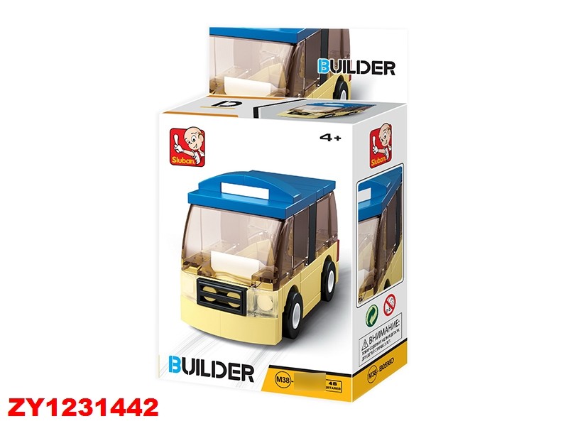 Конструктор Builder 38-0598D Машина в коробке