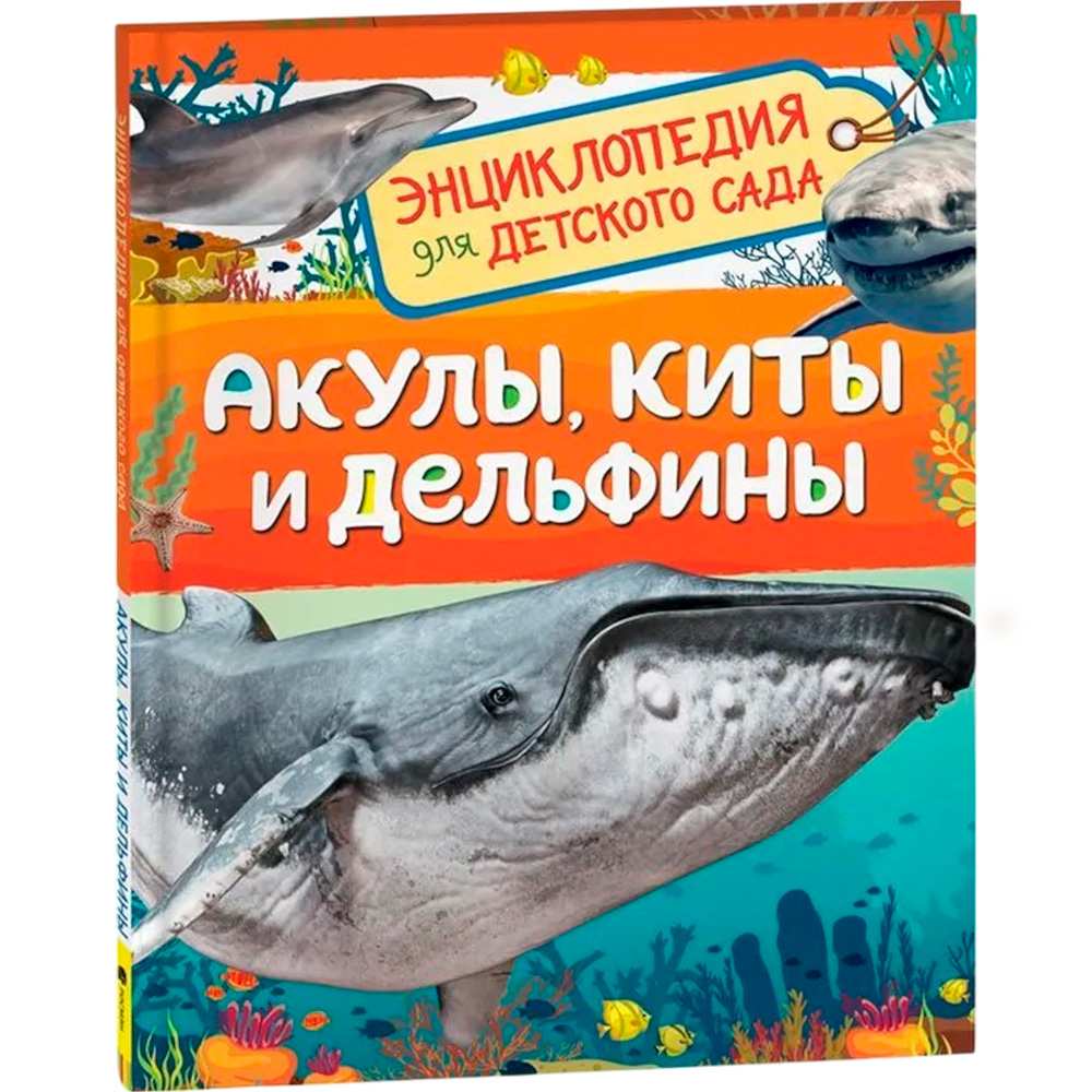 Книга 978-5-353-10284-7 Акулы, киты и дельфины Энциклопедия для детского сада