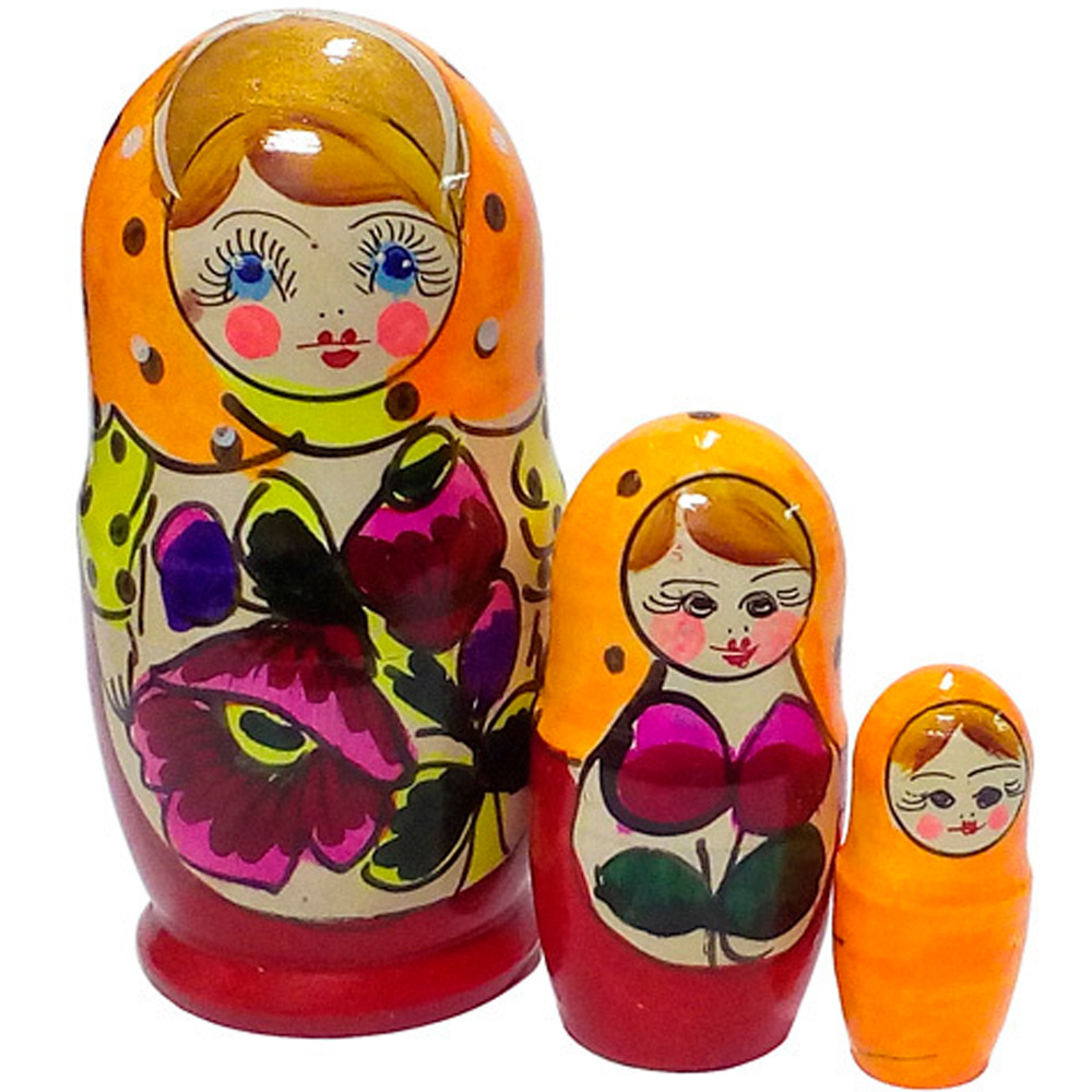 Матрешка 3 в 1 расп.(RNToys) Д-082