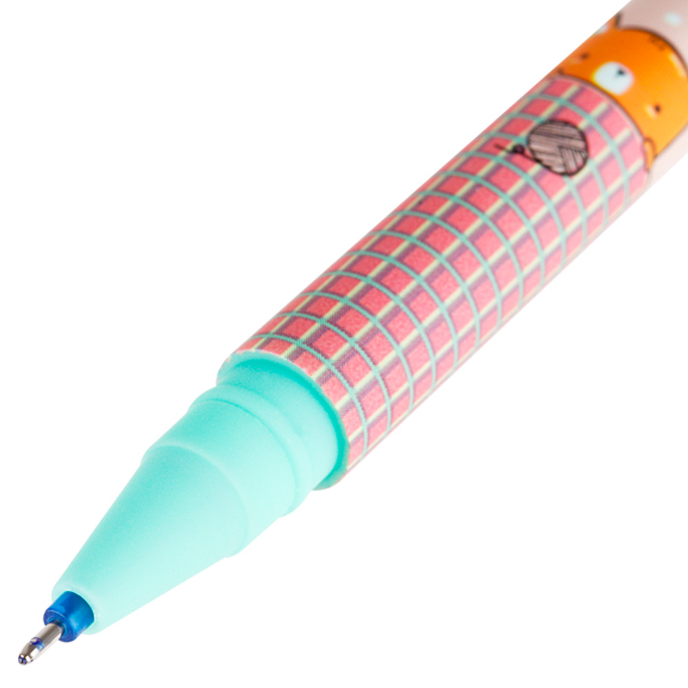 Ручка гелевая синяя стираемая 0,5мм MESHU "Beary Beary" ассорти 343473