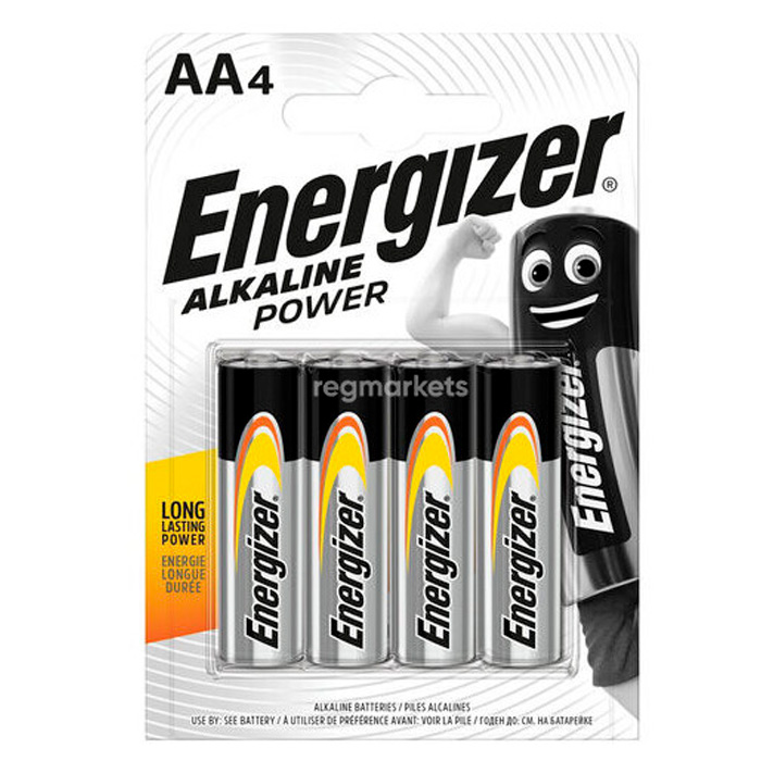 Элемент питания E301533101 Energizer Power (4шт) LR 6 4xBL (E91) (96) /цена за упак/