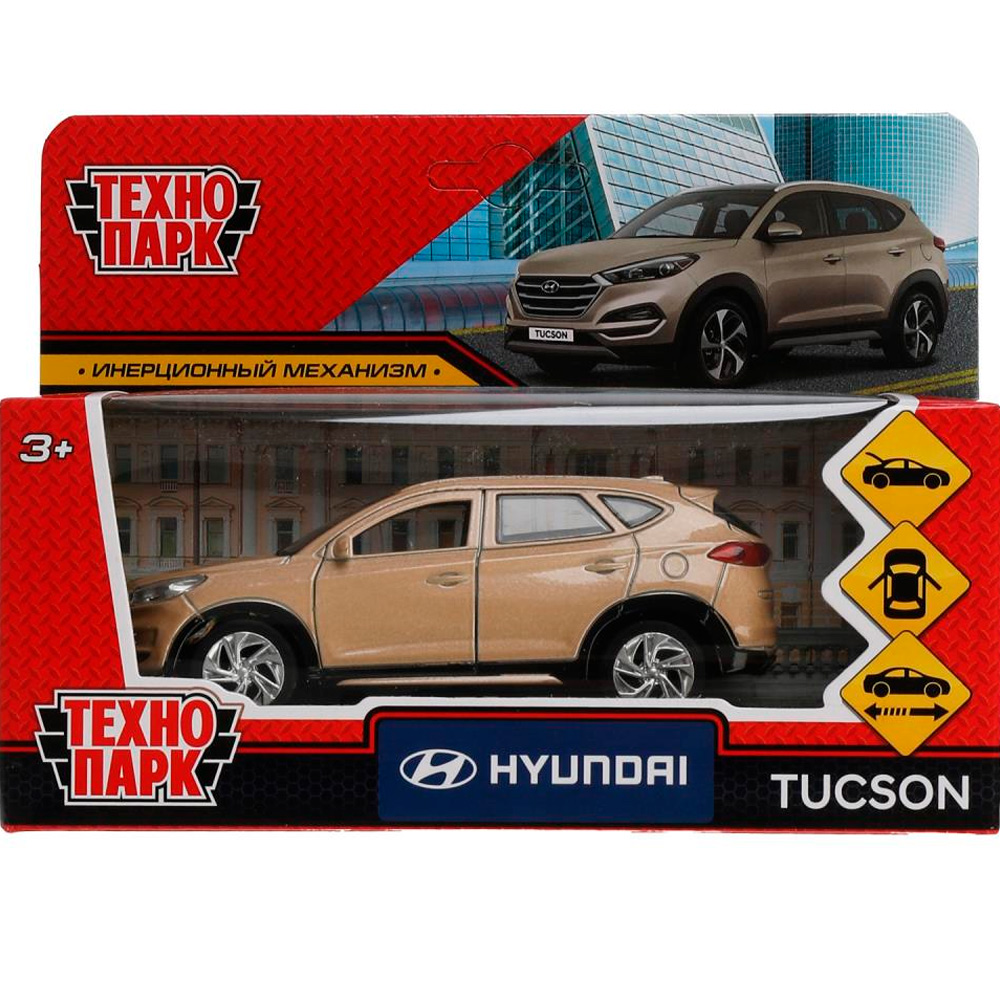 Модель TUCSON-12-BG HYUNDAI TUCSON бежевый Технопарк в коробке