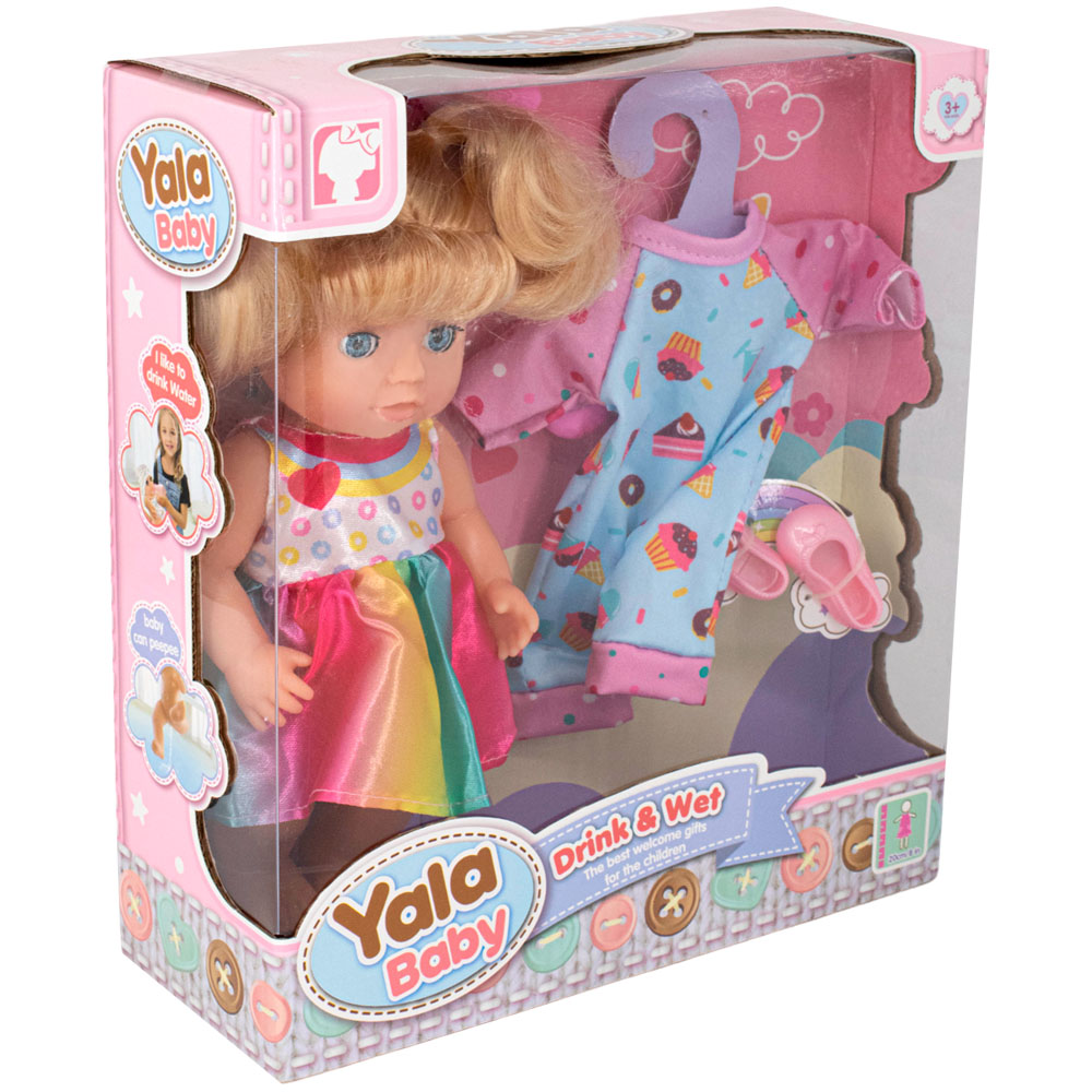Пупс Yale Baby YL2320G-A с комплектом одежды в кор.